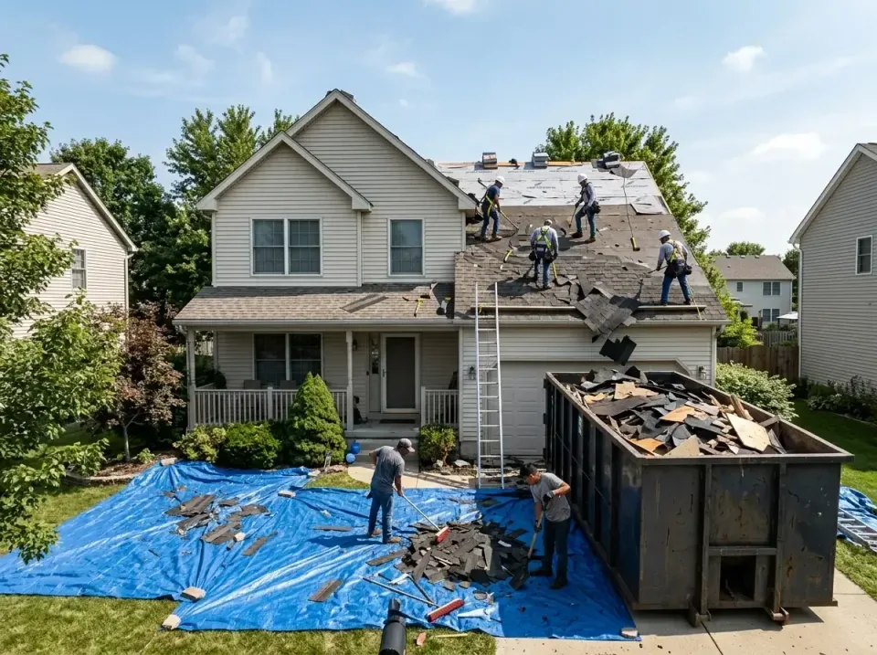 roof-replacement-debris-remova-004 — frequently asked questions, Cheapest Dumpster Rentals in Belle Chasse, LA